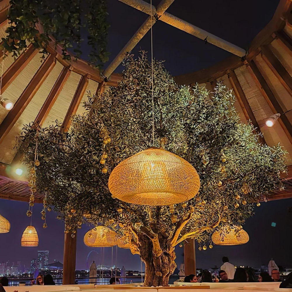 Rattara | Rattan Anhängerlicht – Handgefertigt für Boho-Chic Atmosphäre2