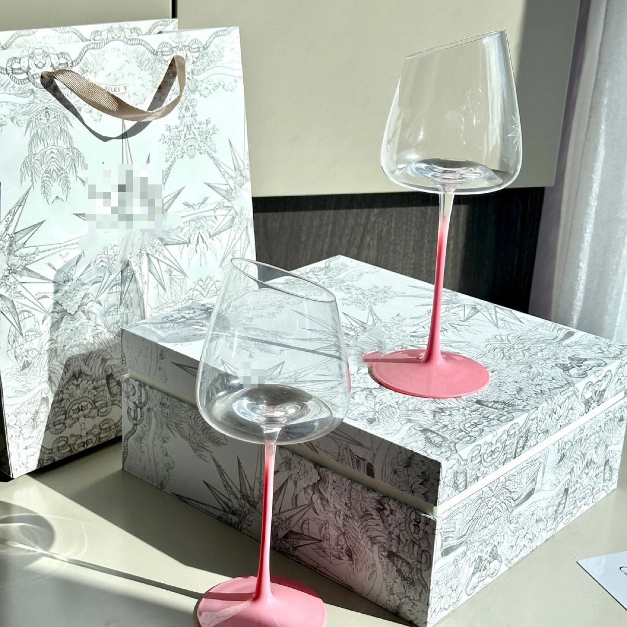 Roselune | Weingläser Set – Elegante Kristallgläser für Rotwein im Geschenkset 2