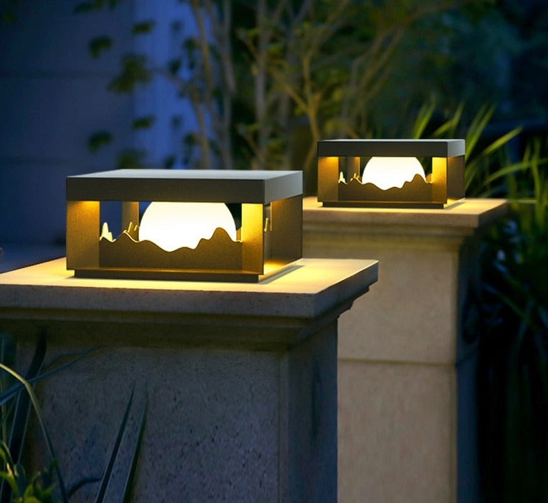 Solar Außenlampe IP65 Wasserdicht aus Edelstahl und Aluminium – LED Außenbeleuchtung mit Warm- und Kaltlicht für Garten und Haus-3