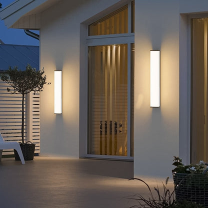 Luxus LED Außenlampe Schwarz mit Bewegungsmelder – Edelstahl Aussenbeleuchtung für Garten und Haus-1