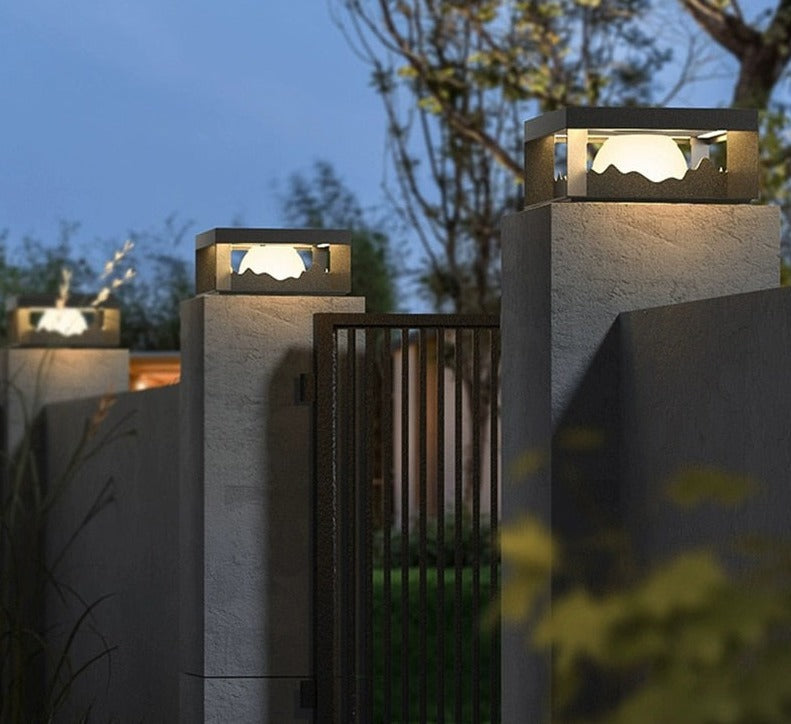 Solar Außenlampe IP65 Wasserdicht aus Edelstahl und Aluminium – LED Außenbeleuchtung mit Warm- und Kaltlicht für Garten und Haus-5
