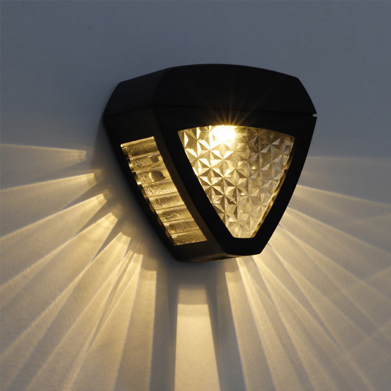 Solar Wandleuchte Außen mit IP65 Schutz – Wetterfeste LED Wandlampe für Garten und Terrasse-1