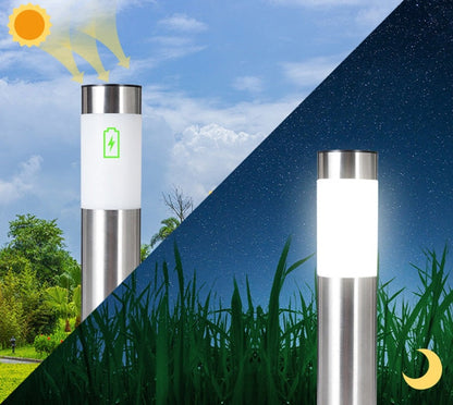 PfadLicht | Intelligente Solarwandleuchte mit Sensor für Gartenwege und Einfahrten