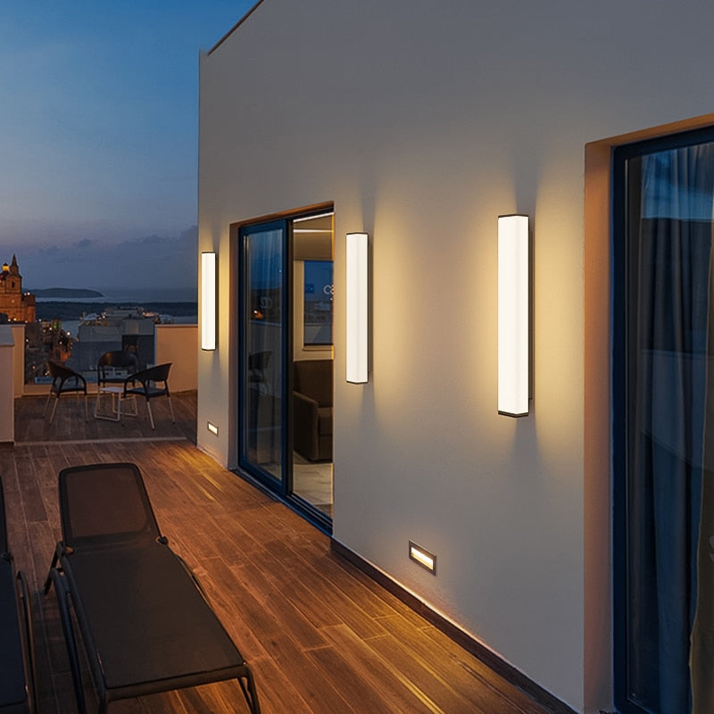 Luxus LED Außenlampe Schwarz mit Bewegungsmelder – Edelstahl Aussenbeleuchtung für Garten und Haus-3