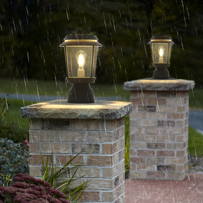 Solar Außenlampe mit IP65 Schutz – Edelstahl LED Wandlampe für Garten und Terrasse-6