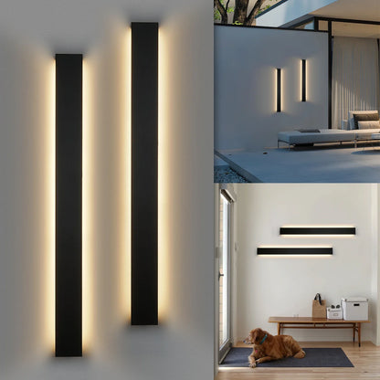 LumiVerde 90 | Moderne LED-Außenwandleuchte 90 cm - IP65 Wasserdicht