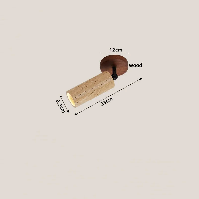 Variant image for Moderne LED Deckenleuchte aus Acryl und Travertin für Schlafzimmer und Wohnzimmer – 4W Deckenlampe-26