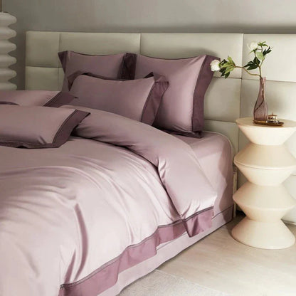 Mystique Mauve – Bettwäsche-Set aus ägyptischer Baumwolle