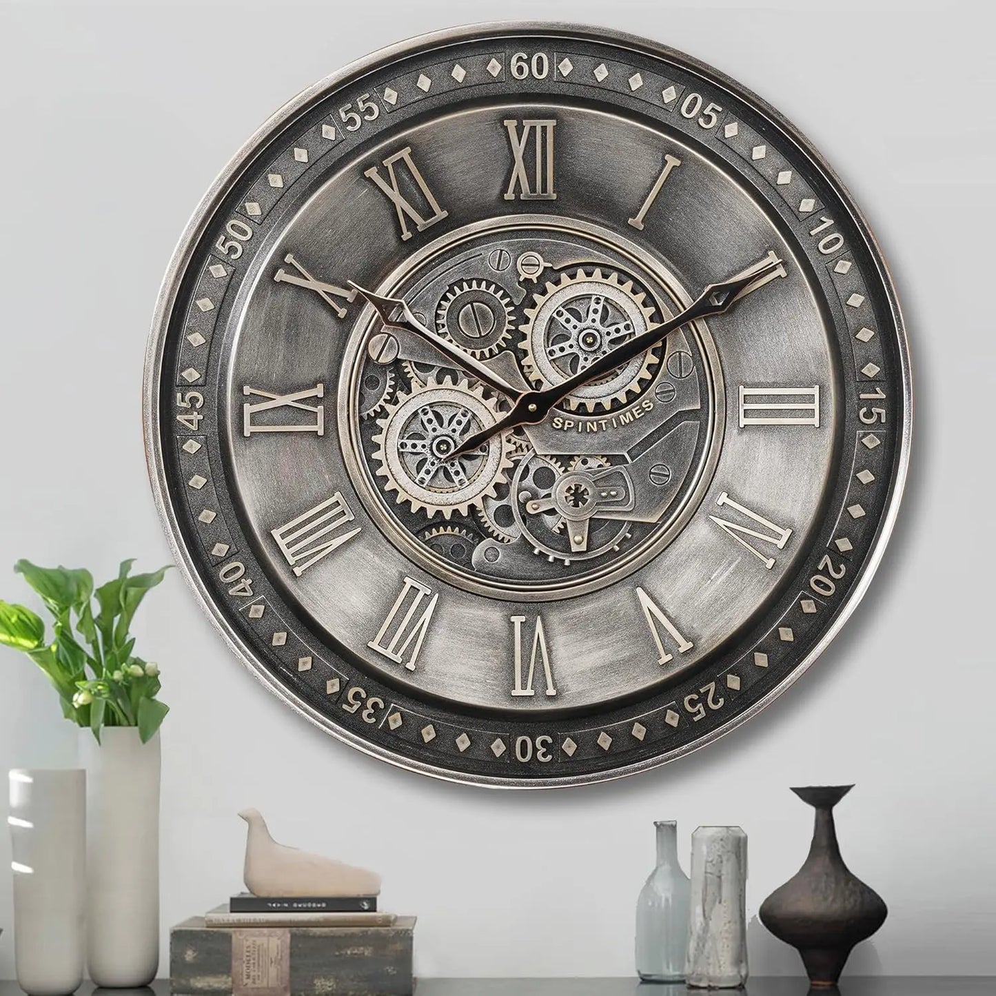 BatteryTime - Wanduhr mit Batteriebetrieb