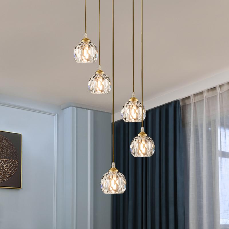 SpiraLume | Kuppel-Cluster-Pendelleuchte Ceiling lights