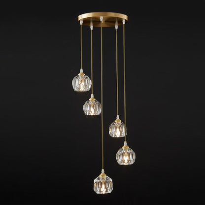SpiraLume | Kuppel-Cluster-Pendelleuchte Ceiling lights