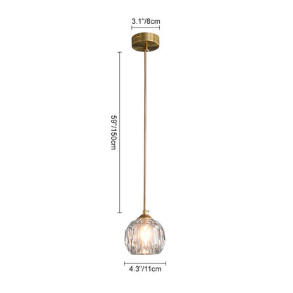 LumiGlint | Kristall Mini Pendelleuchte