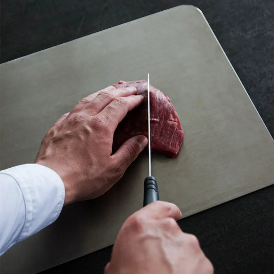 CuisineLinéa | Edelstahl-Schneidebrett der Luxusklasse