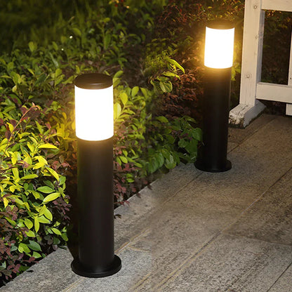 Gerdo | BlitzWache - Edelstahl Garten-Rasenlampe,  wasserdicht