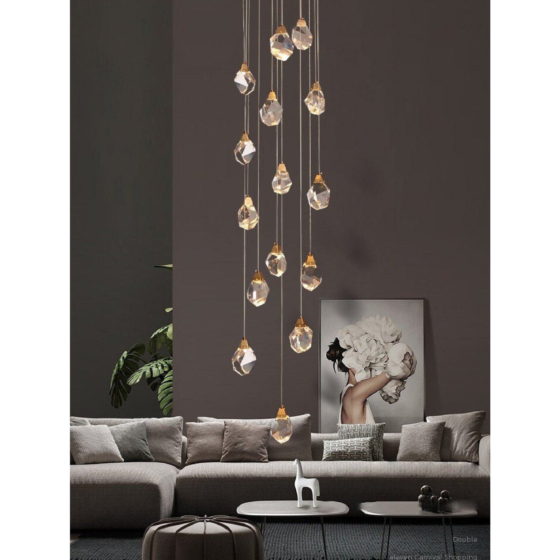 Tremezzo | Moderner Kristall Kronleuchter – Elegantes LED Design 20