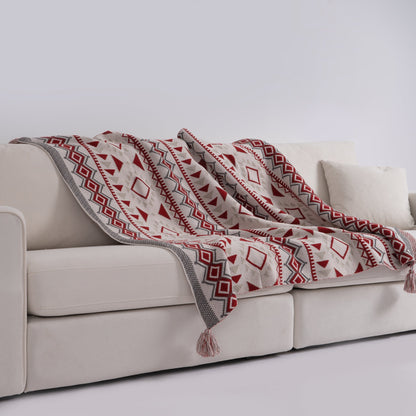 Tribalia | Wohndecke – Warm und Stilvoll mit Modernem Stammesmuster 2
