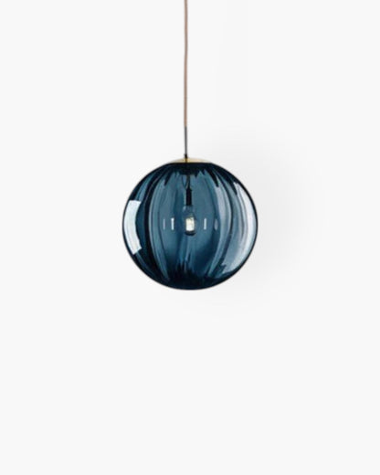 GlanzKugel | Pendelleuchte – Handgefertigte Eleganz aus Glas und Metall