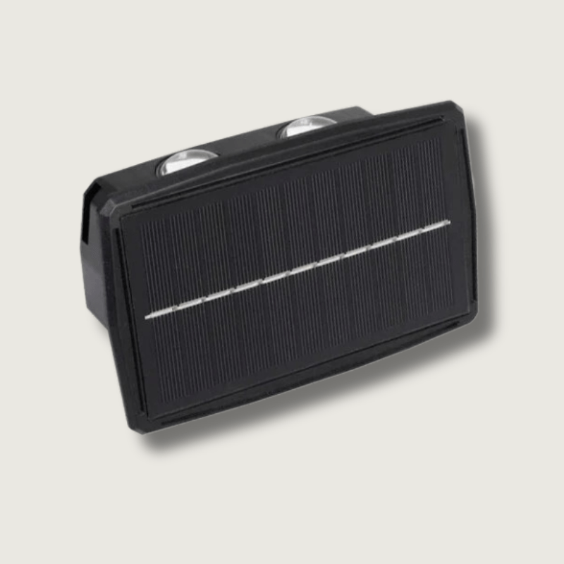 SolaLume | Stilvolle LED-Solar-Wandleuchte für den Außenbereich