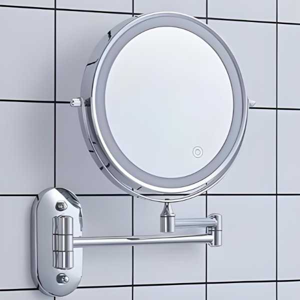 LuxeMirror | LED Chrom - Ihr Stilvoller Begleiter für Perfektes Make-up