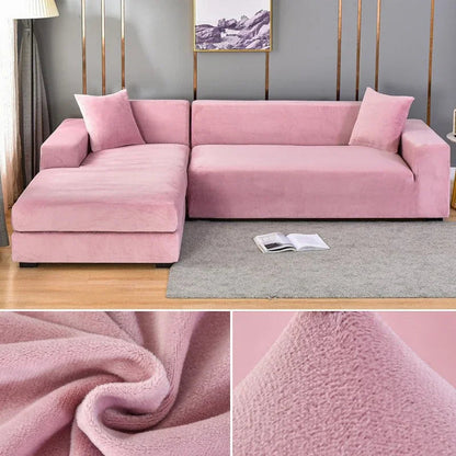 Veloria | Sofabezug – Luxuriöser Stretch-Samt für perfekten Schutz und eleganten Look 0