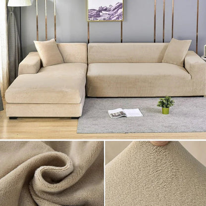 Veloria | Sofabezug – Luxuriöser Stretch-Samt für perfekten Schutz und eleganten Look 10