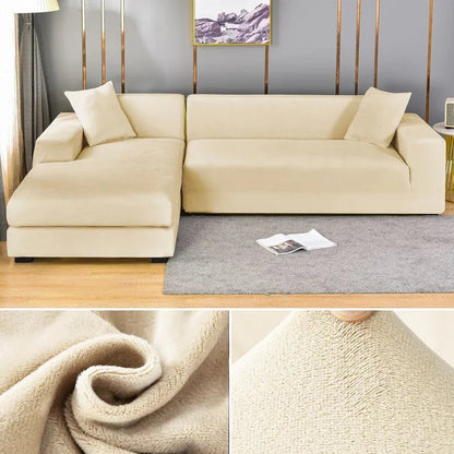 Veloria | Sofabezug – Luxuriöser Stretch-Samt für perfekten Schutz und eleganten Look 12