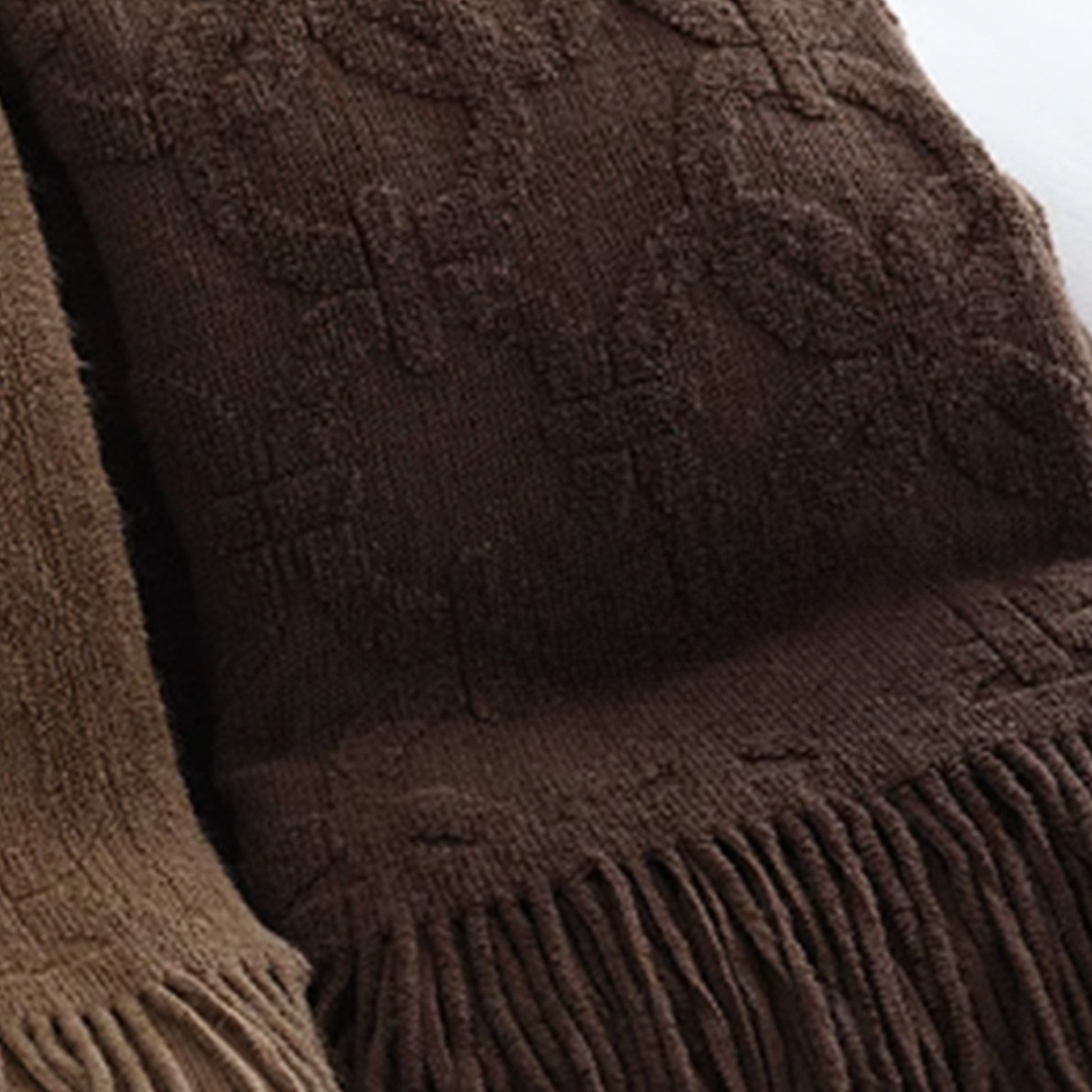 Veloria | Wurfdecke – Elegantes Design mit Fransen für stilvolle Wohnräume 9