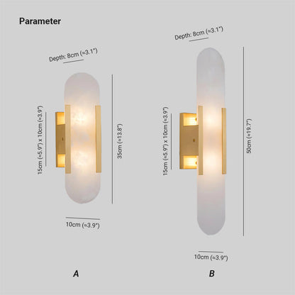 Veoluxia | Wandleuchte – Elegantes Alabasterdesign für Stilvolle Innenräume 6