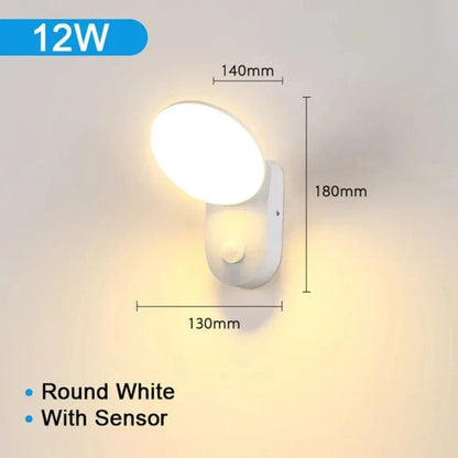 WachsamerWächter | LED-Verandalicht mit PIR-Bewegungssensor – Innen- & Außenleuchte, IP-Schutz, langlebig für 50.000h