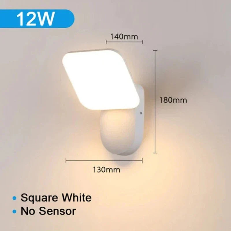 WachsamerWächter | LED-Verandalicht mit PIR-Bewegungssensor – Innen- & Außenleuchte, IP-Schutz, langlebig für 50.000h