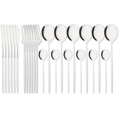 Vittoria | Besteckset Schwarz – Elegantes Edelstahl für jeden Anlass 16