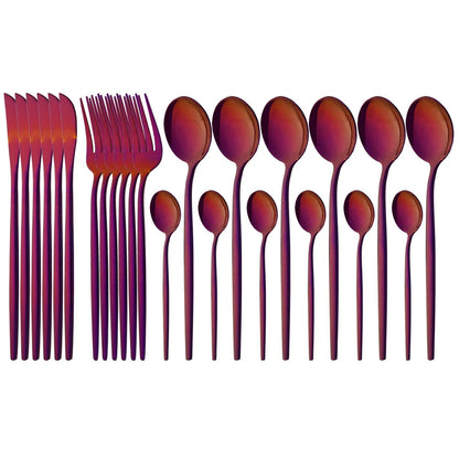 Vittoria | Besteckset Schwarz – Elegantes Edelstahl für jeden Anlass 25
