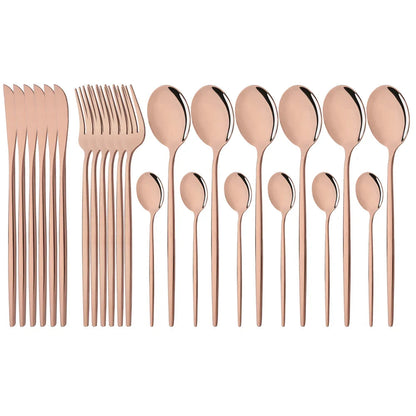 Vittoria | Besteckset Schwarz – Elegantes Edelstahl für jeden Anlass 27