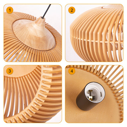 Vittoria | Pendelleuchte aus Holz – Handgefertigt und Anpassbar 6