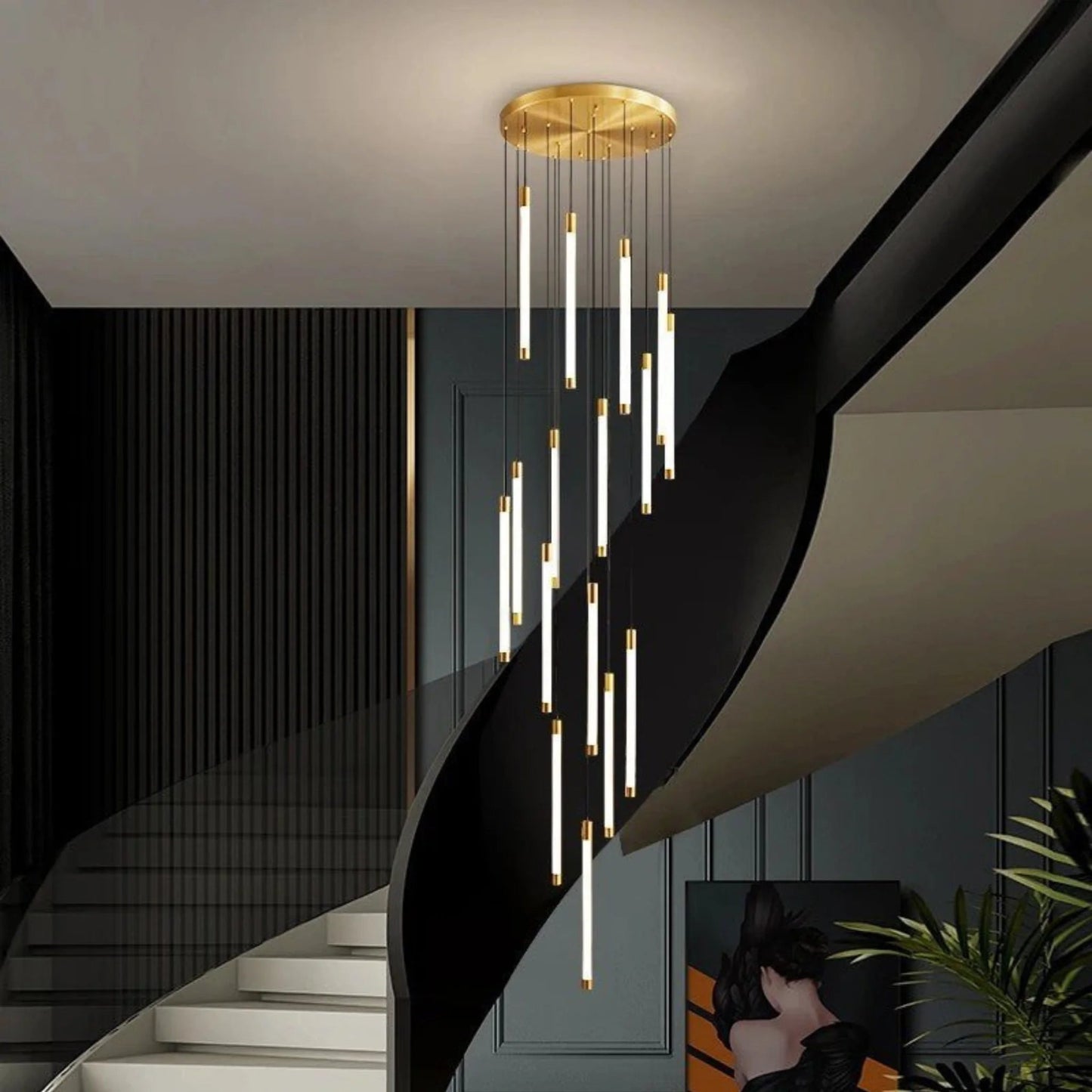 Vittorio | Moderner Kronleuchter – Elegantes Gold Design mit LED 2