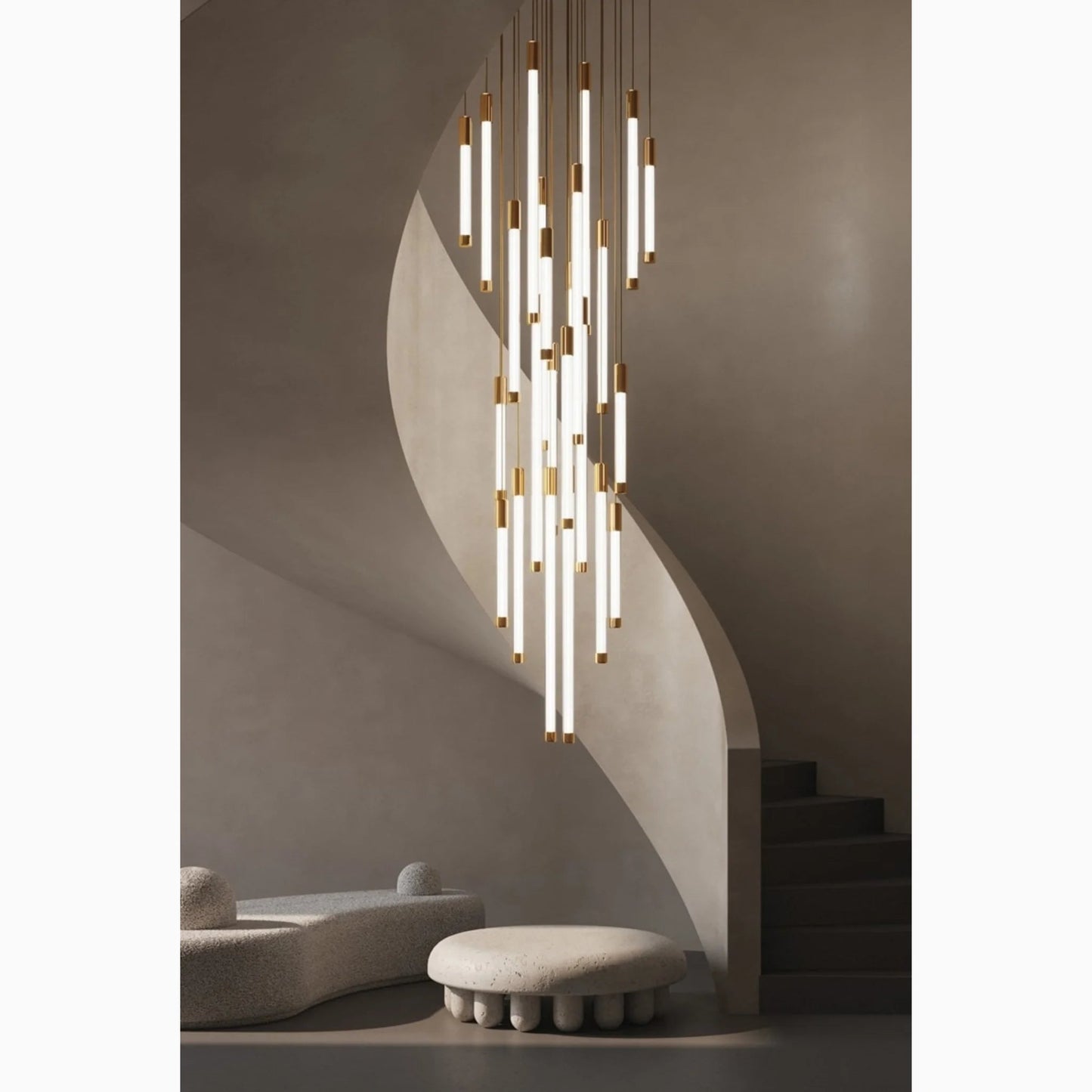 Vittorio | Moderner Kronleuchter – Elegantes Gold Design mit LED 3