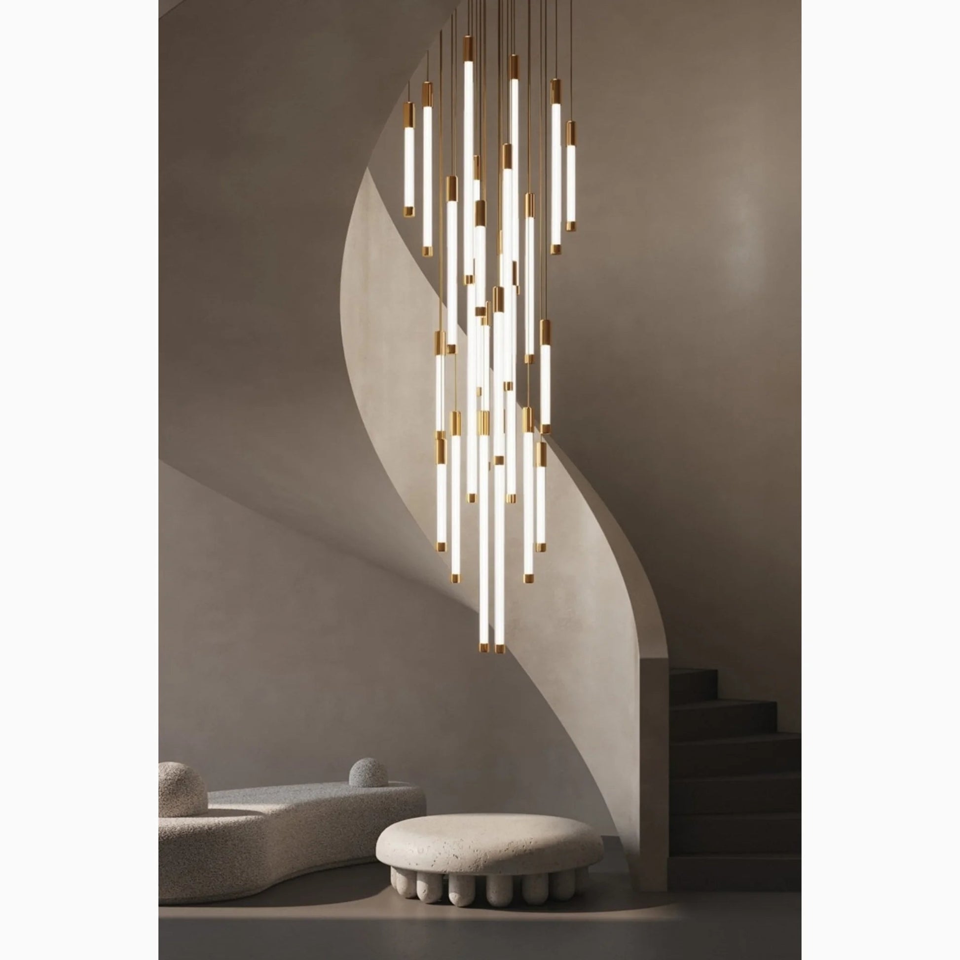 Vittorio | Moderner Kronleuchter – Elegantes Gold Design mit LED 3