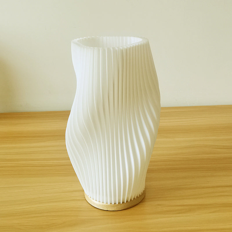 Étoile Lumière – Elegante 3D-Tischlampe in französischem Creme