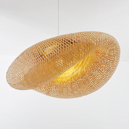 ZenAura | Bamboo LED Pendelleuchte