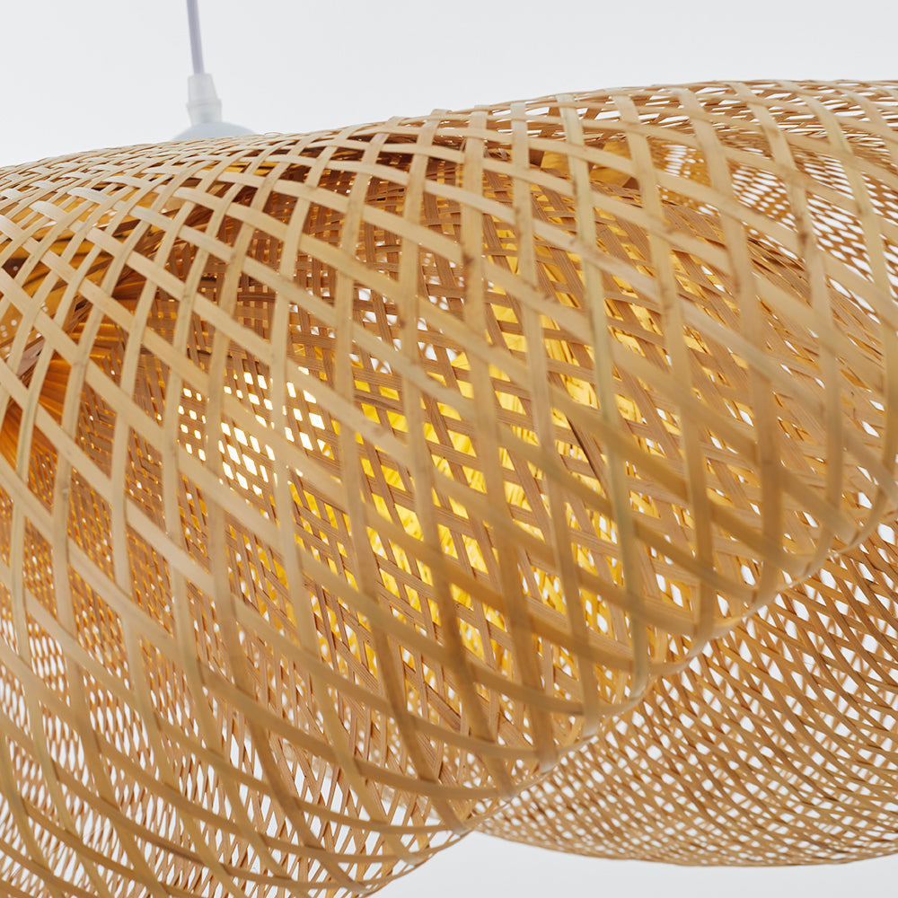 ZenAura | Bamboo LED Pendelleuchte