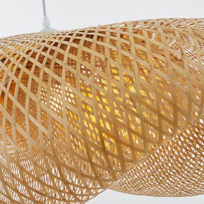 ZenAura | Bamboo LED Pendelleuchte