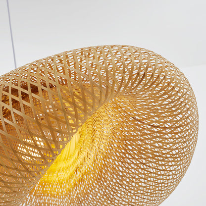 ZenAura | Bamboo LED Pendelleuchte