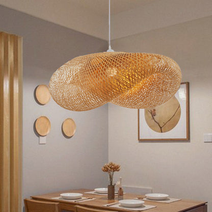 ZenAura | Bamboo LED Pendelleuchte