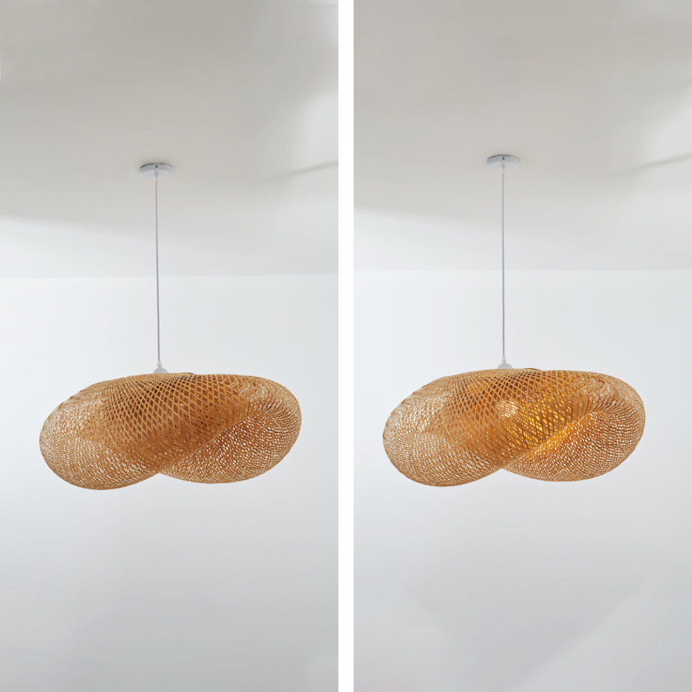 ZenAura | Bamboo LED Pendelleuchte