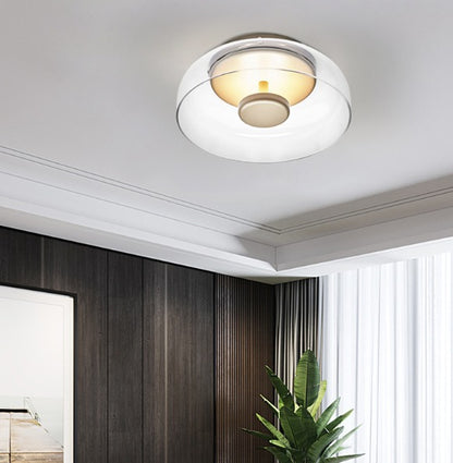 CrystalShine | Elegante LED-Deckenleuchte aus Glas