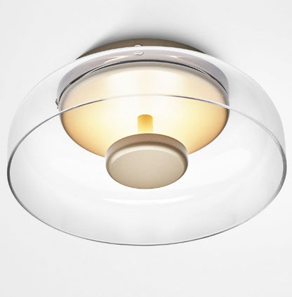 CrystalShine | Elegante LED-Deckenleuchte aus Glas