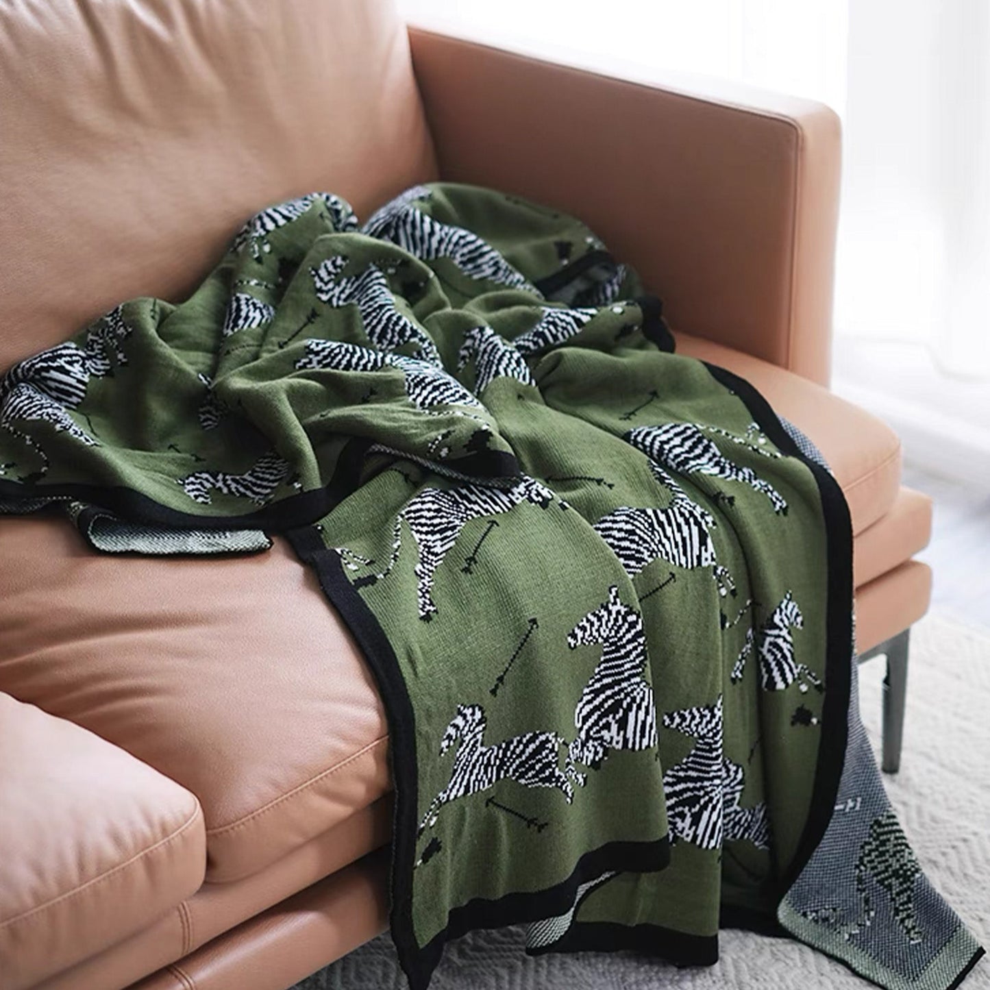Zebralis | Wurfdecke – Wildes Zebra-Design für Abenteuerflair 0