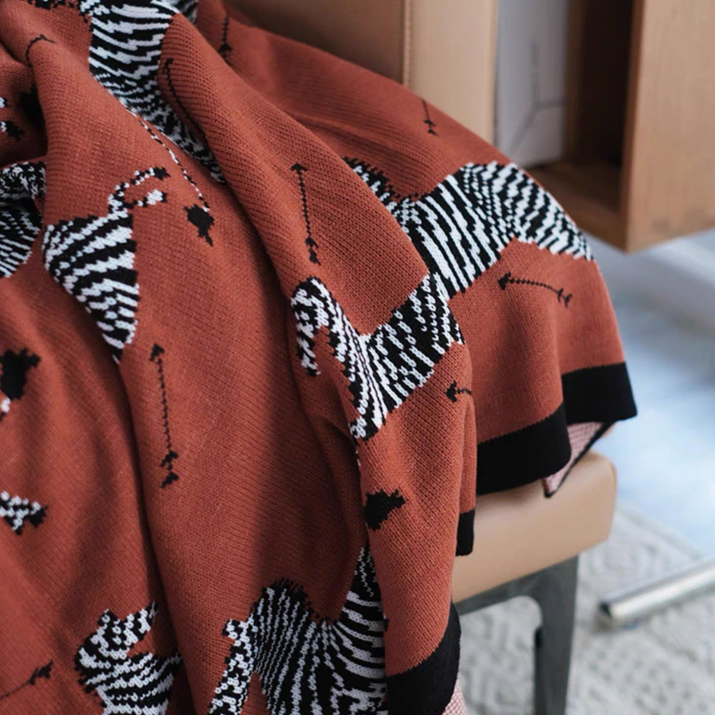 Zebralis | Wurfdecke – Wildes Zebra-Design für Abenteuerflair 8