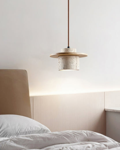 LumaStone | Die minimalistische Pendelleuchte aus Naturstein und Holz