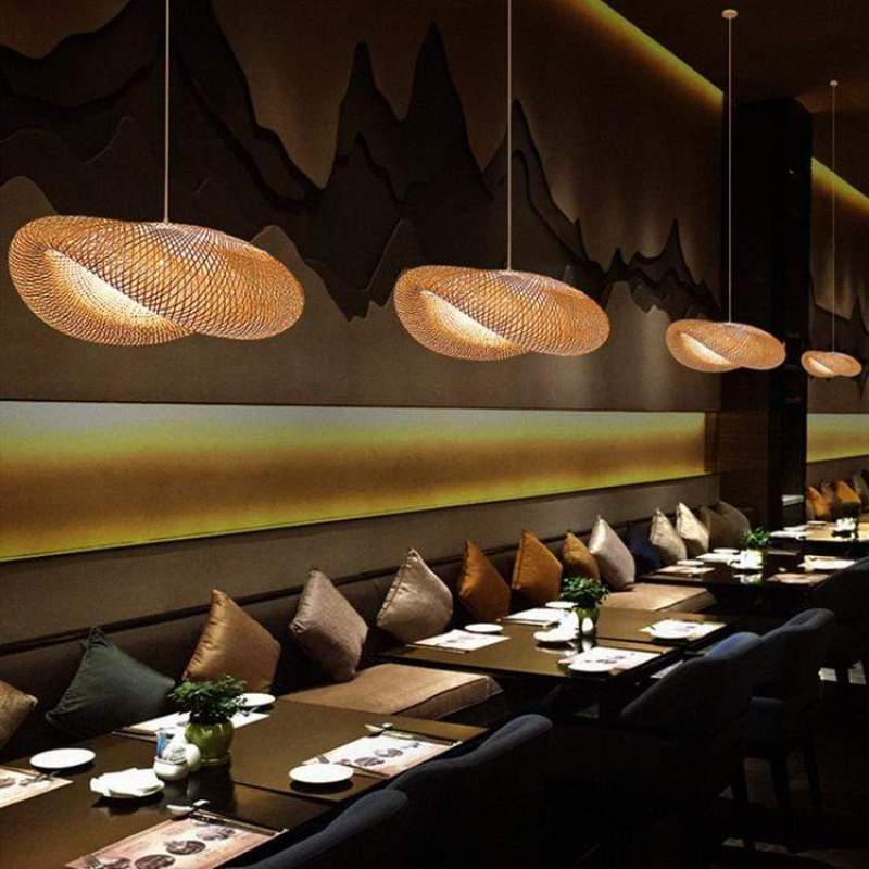 ZenAura | Bamboo LED Pendelleuchte